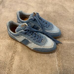Tod’s Denim Panelled Sneakers